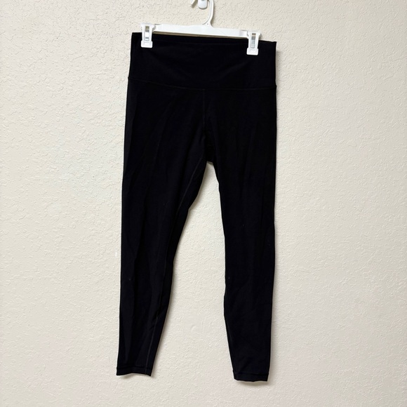 Lululemon Wunder Under High Rise Leggings Size 10 Black Gym Yoga 28” - Picture 1 of 7